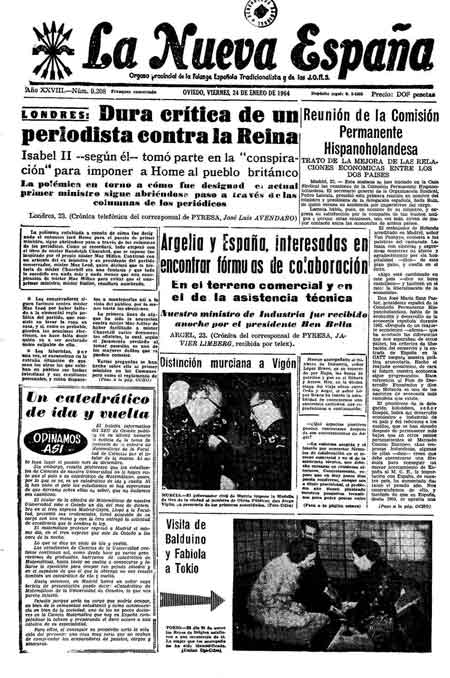 Portada Viernes 24 de  de 1964