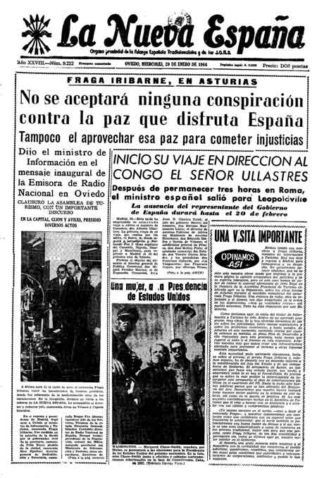 Portada Miércoles 29 de  de 1964