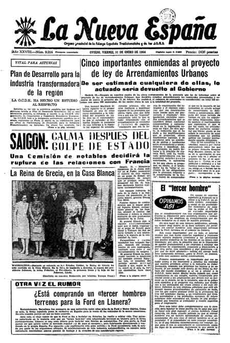 Portada Viernes 31 de  de 1964