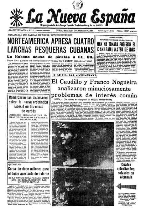 Portada Miércoles 5 de  de 1964