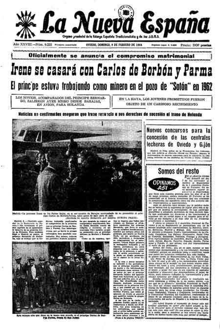 Portada Domingo 9 de  de 1964