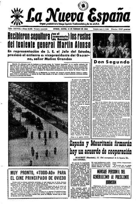 Portada Jueves 13 de  de 1964