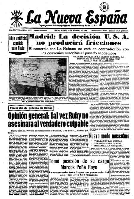 Portada Jueves 20 de  de 1964