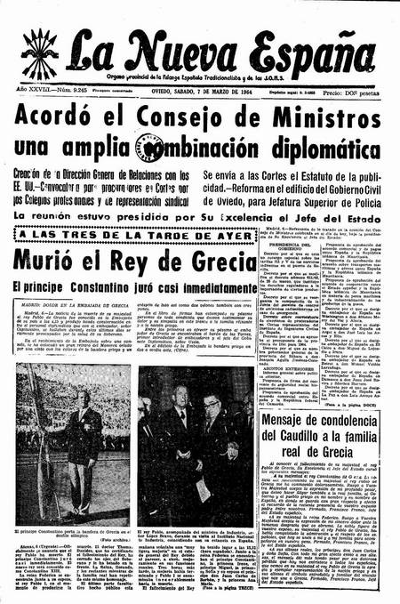Portada Sábado 7 de  de 1964