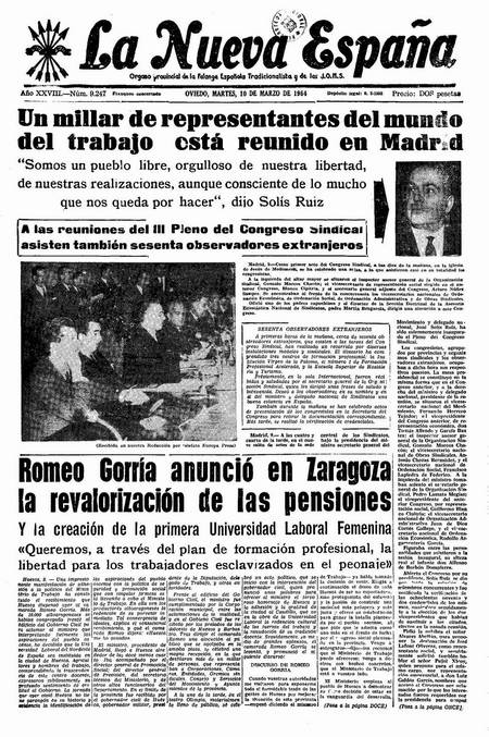 Portada Martes 10 de  de 1964
