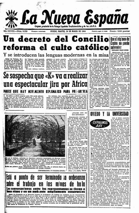 Portada Martes 24 de  de 1964