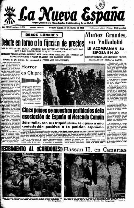 Portada Jueves 26 de  de 1964