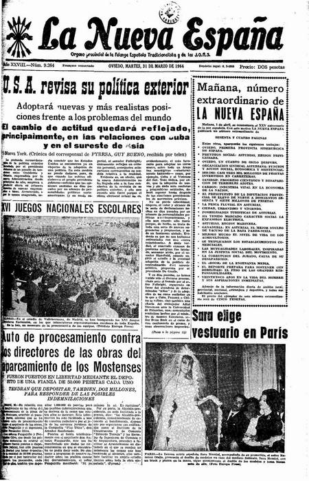 Portada Martes 31 de  de 1964
