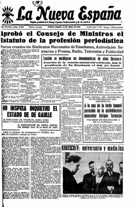 Portada Sábado 18 de  de 1964
