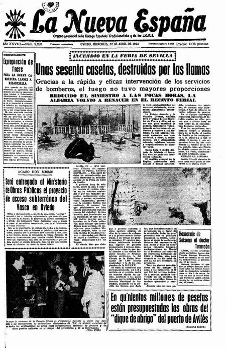 Portada Miércoles 22 de  de 1964