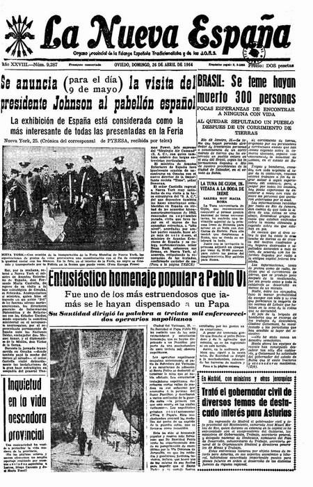 Portada Domingo 26 de  de 1964
