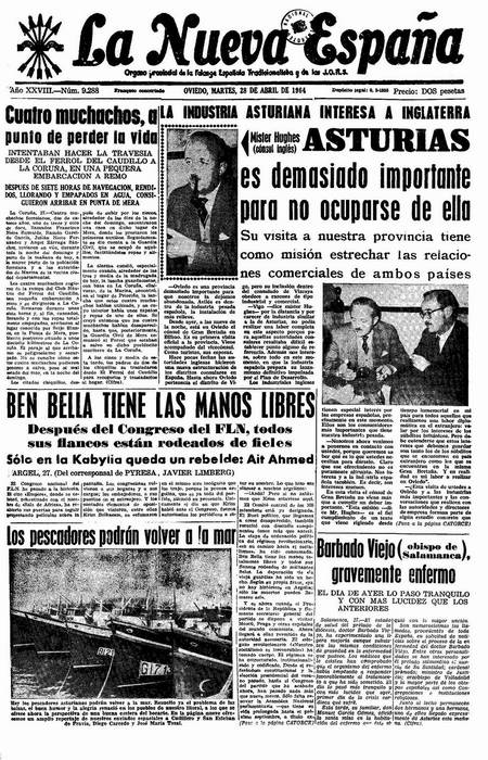 Portada Martes 28 de  de 1964