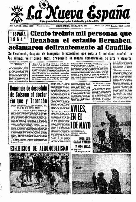 Portada Sábado 2 de  de 1964