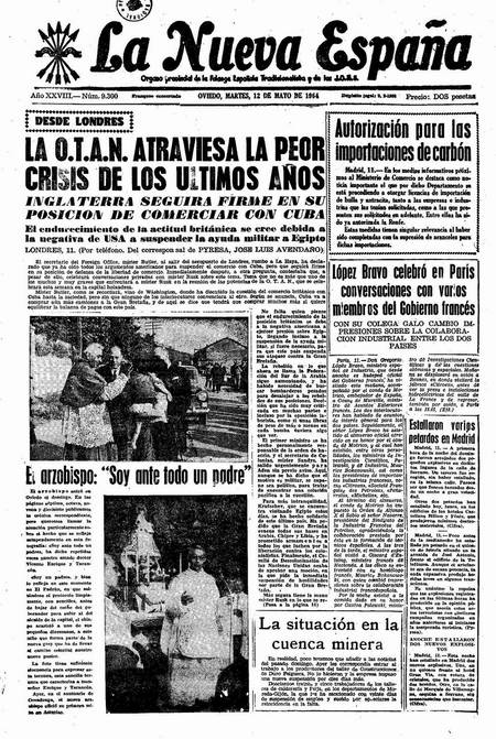 Portada Martes 12 de  de 1964