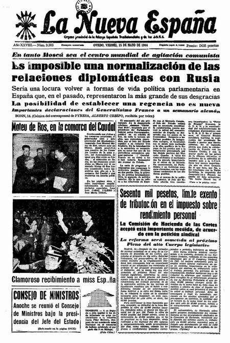 Portada Viernes 15 de  de 1964