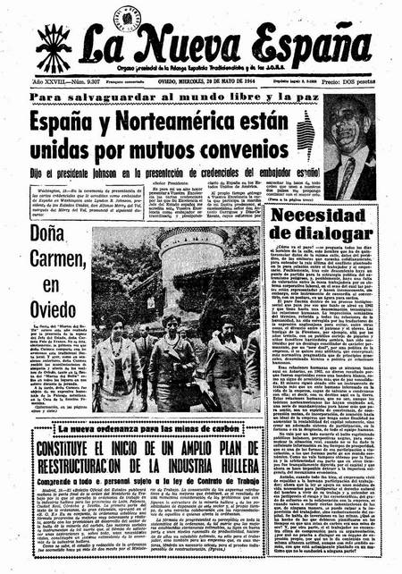 Portada Miércoles 20 de  de 1964
