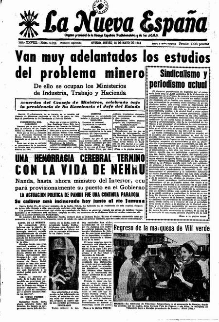 Portada Jueves 28 de  de 1964
