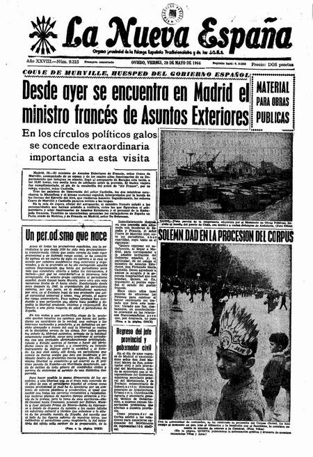 Portada Viernes 29 de  de 1964