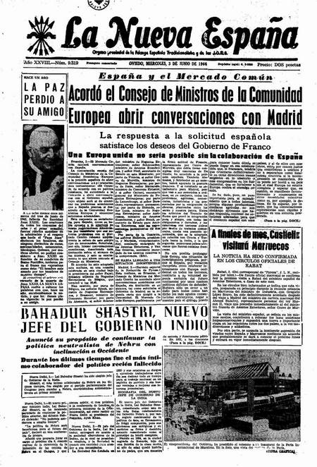 Portada Miércoles 3 de  de 1964