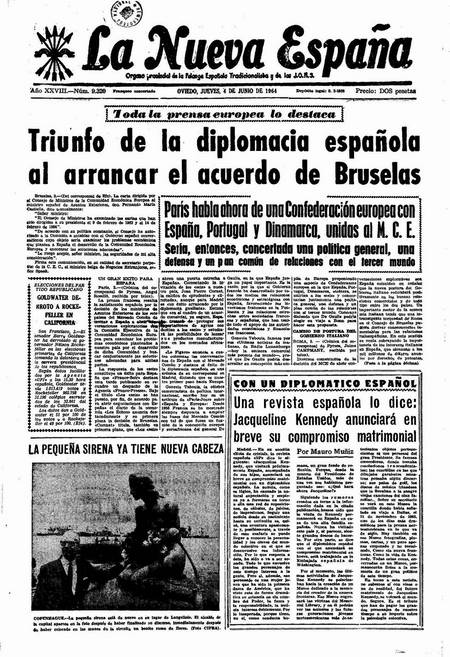 Portada Jueves 4 de  de 1964