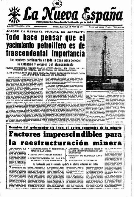 Portada Martes 9 de  de 1964
