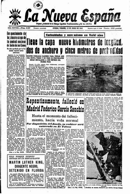 Portada Viernes 12 de  de 1964