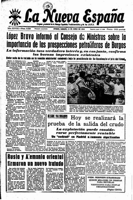 Portada Sábado 13 de  de 1964
