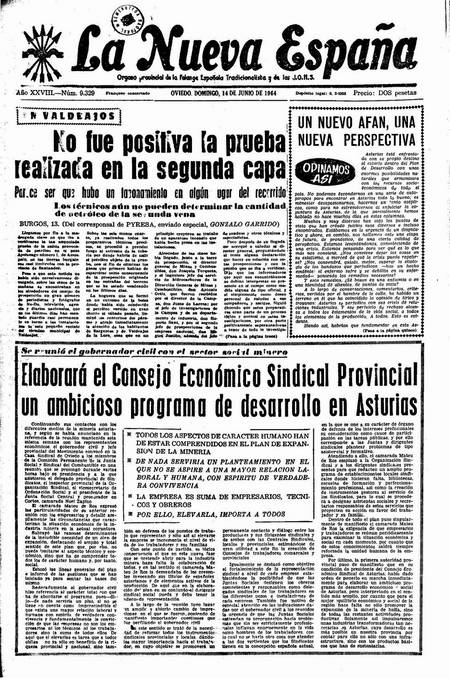 Portada Domingo 14 de  de 1964