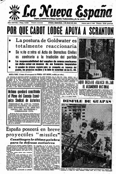 Portada Miércoles 1 de  de 1964