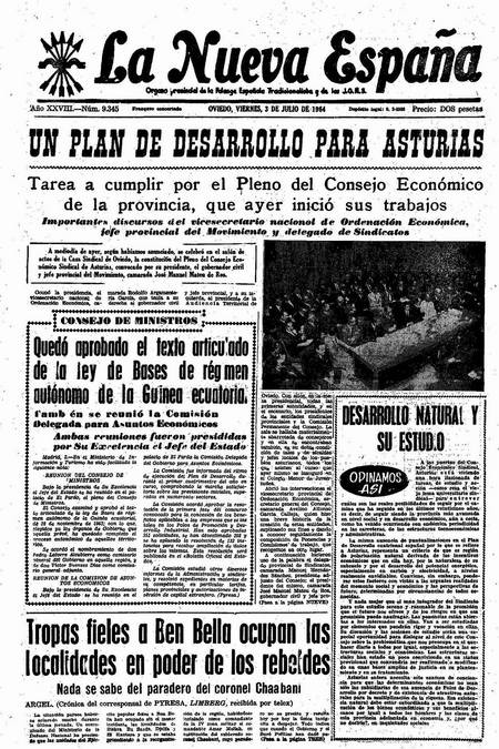 Portada Viernes 3 de  de 1964