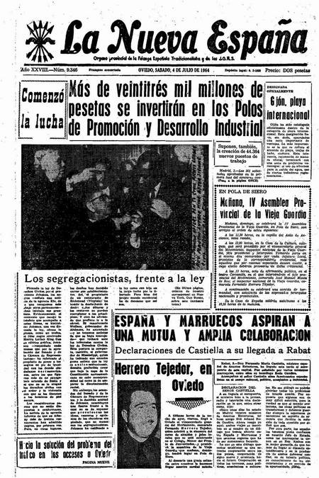 Portada Sábado 4 de  de 1964