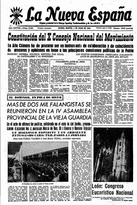 Portada Martes 7 de  de 1964