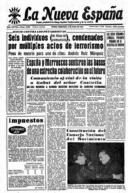 Portada Miércoles 8 de  de 1964