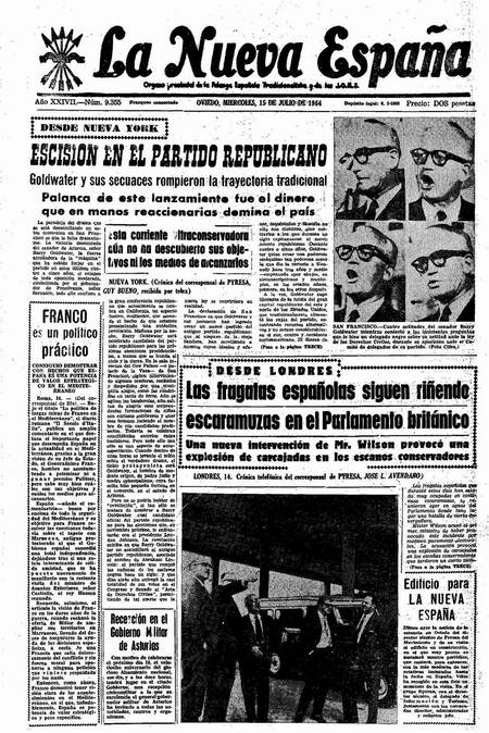 Portada Miércoles 15 de  de 1964