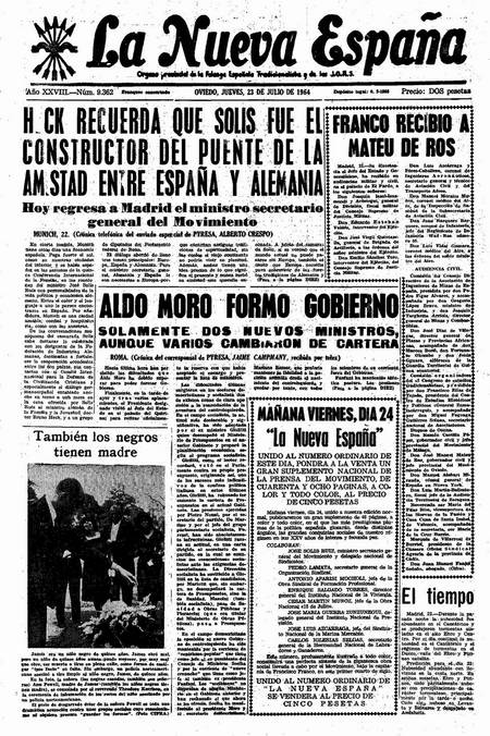 Portada Jueves 23 de  de 1964