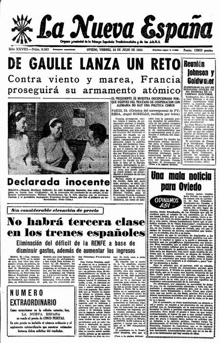 Portada Viernes 24 de  de 1964