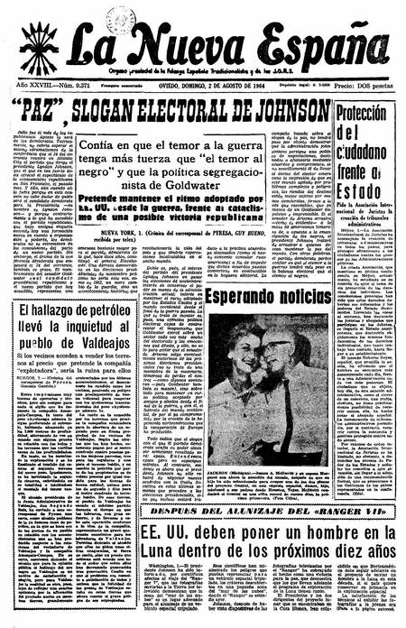 Portada Domingo 2 de  de 1964
