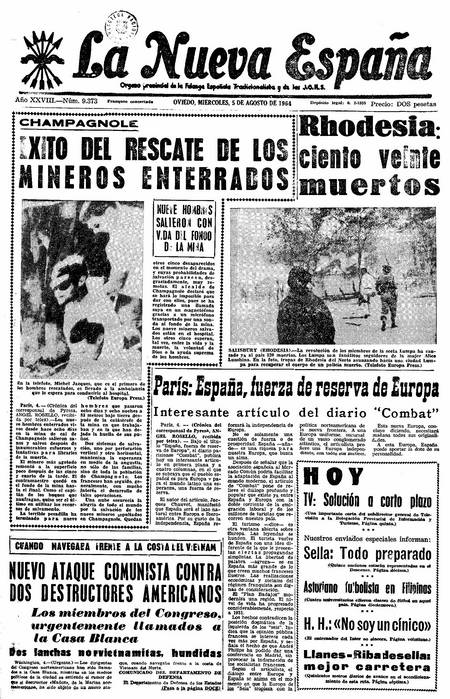 Portada Miércoles 5 de  de 1964