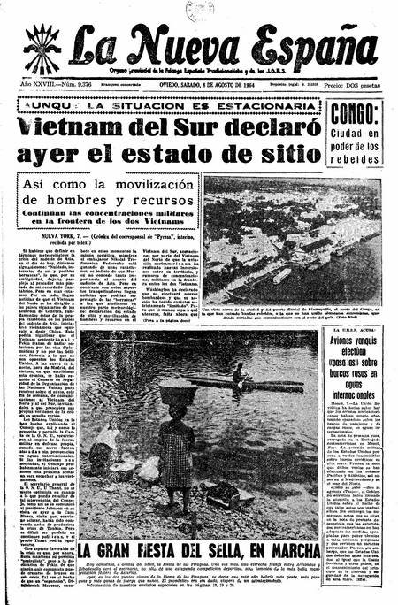 Portada Sábado 8 de  de 1964