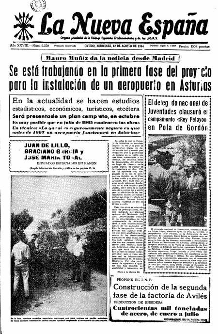 Portada Miércoles 12 de  de 1964