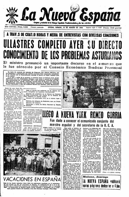 Portada Sábado 15 de  de 1964
