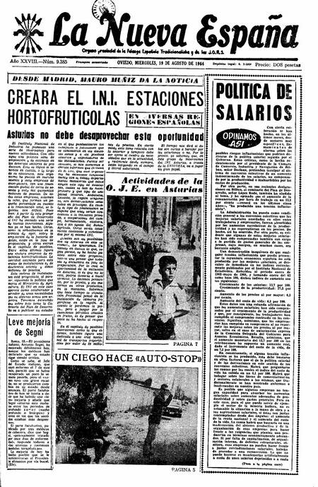 Portada Miércoles 19 de  de 1964