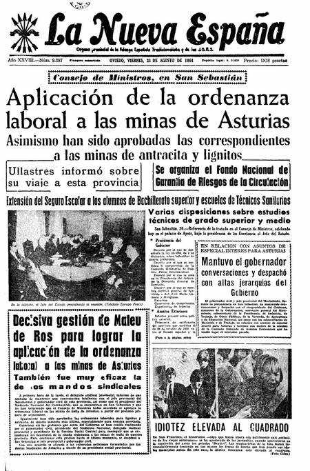Portada Viernes 21 de  de 1964