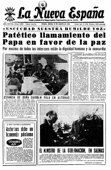 Portada Jueves 27 de  de 1964