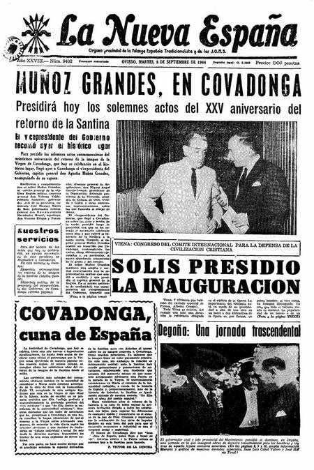 Portada Martes 8 de  de 1964