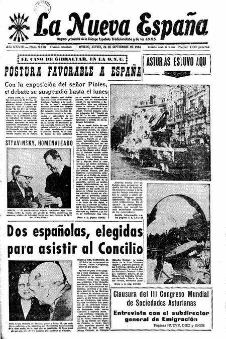 Portada Jueves 24 de  de 1964
