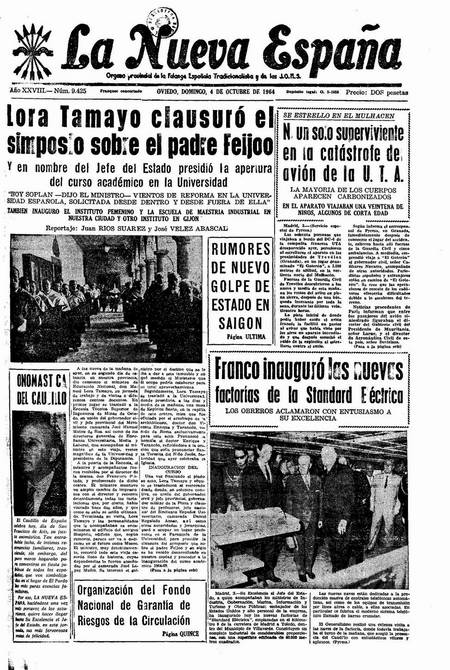 Portada Domingo 4 de Octubre de 1964