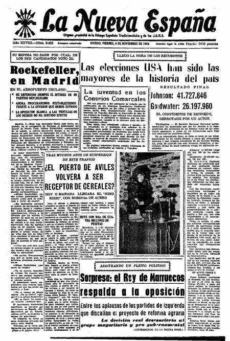 Portada Viernes 6 de Noviembre de 1964