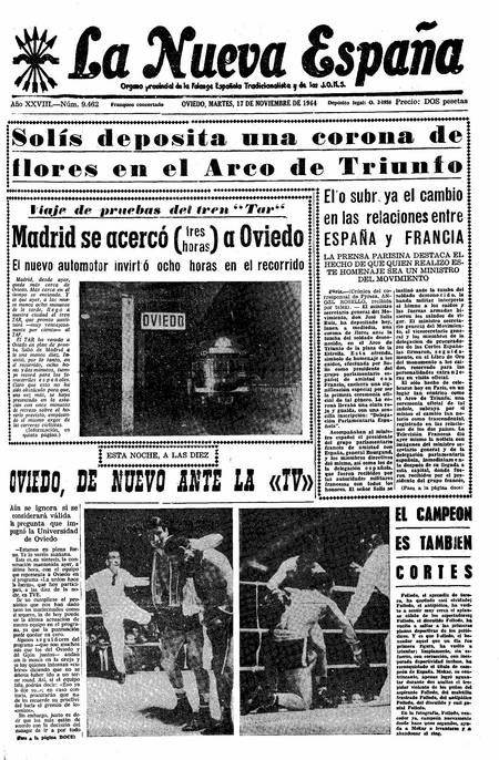 Portada Martes 17 de Noviembre de 1964