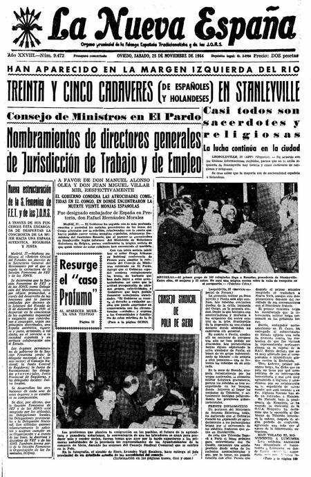Portada Sábado 28 de Noviembre de 1964
